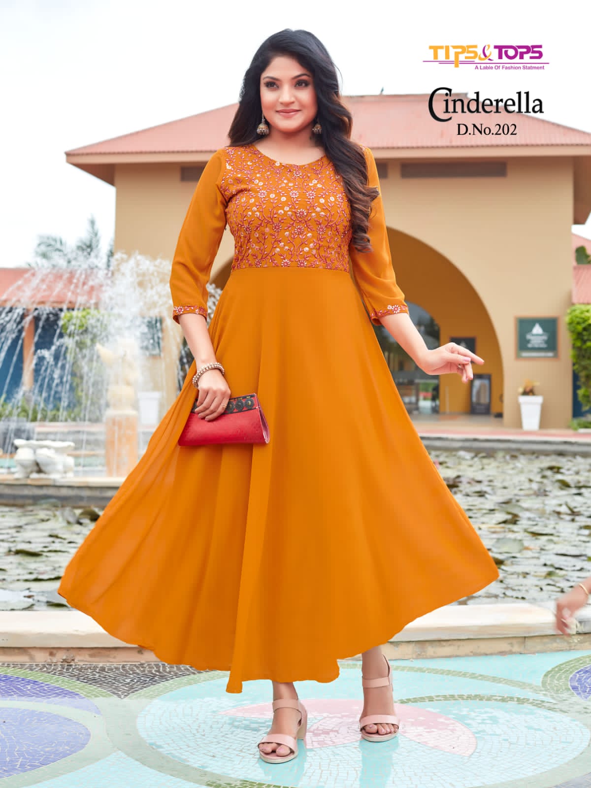 CINDRELLA 2 Fancy Designer Festive Wear Anrkali Kurtis Collection